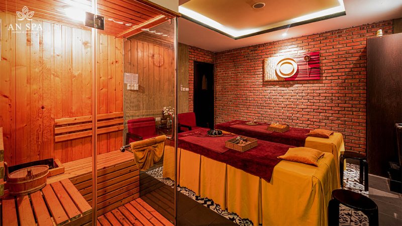 không gian phòng massage ở an spa