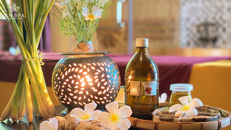 khuôn viên spa massage
