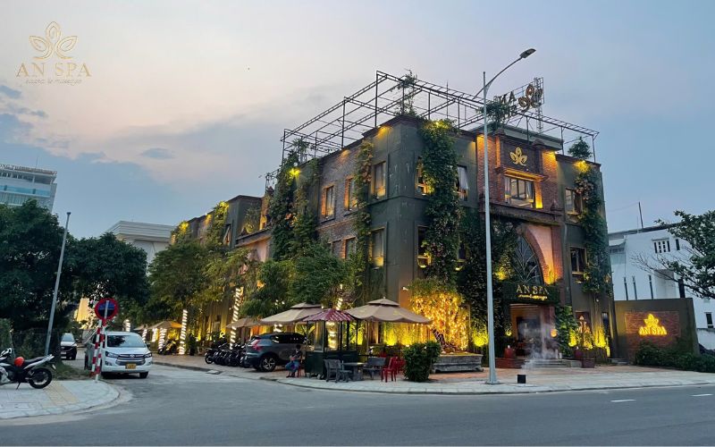 không gian khuôn viên của an spa