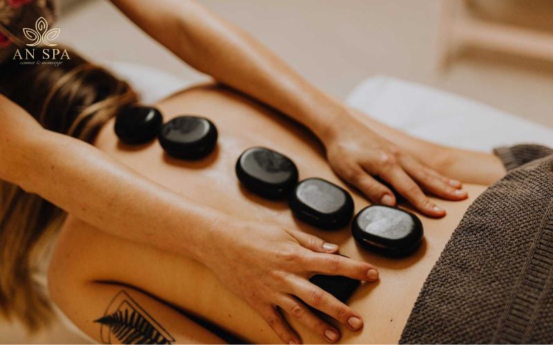 liệu pháp massage đá