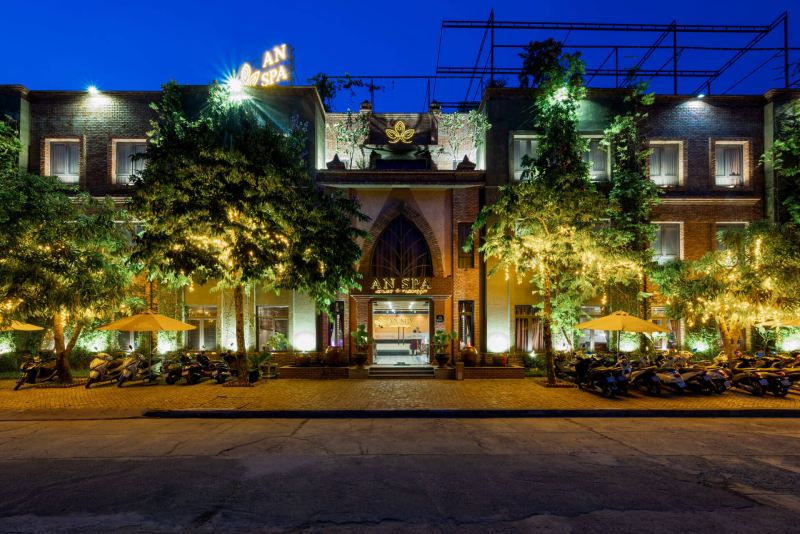 kiến trúc an spa gây ấn tượng cho khách hàng