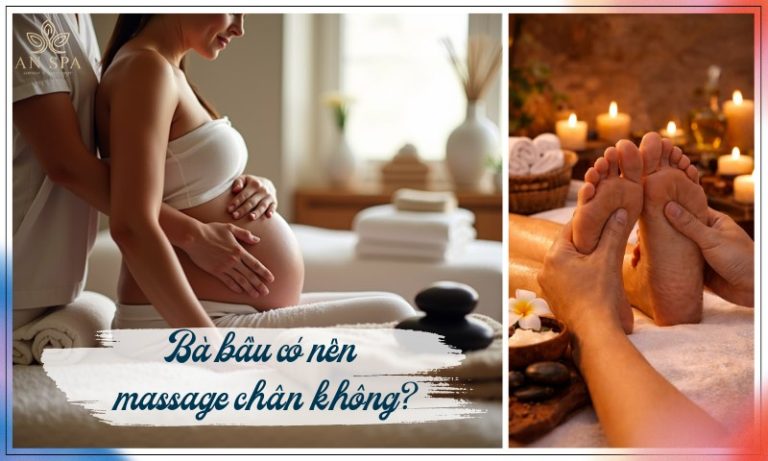 bà bầu có nên massage chân không