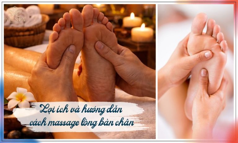 hình ảnh massage lòng bàn chân