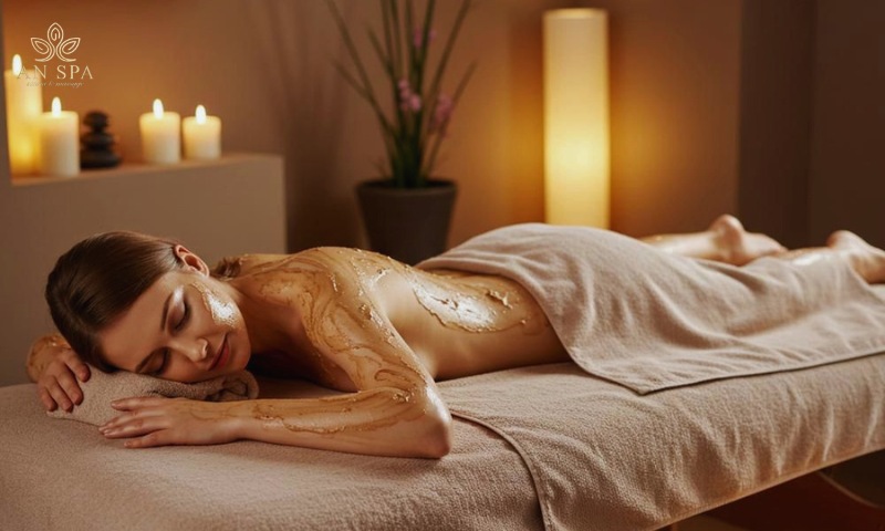 không gian spa thông thoáng