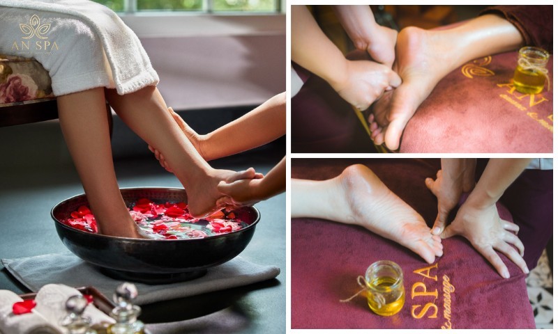 massage chân thư giãn tại spa chuyên nghiệp
