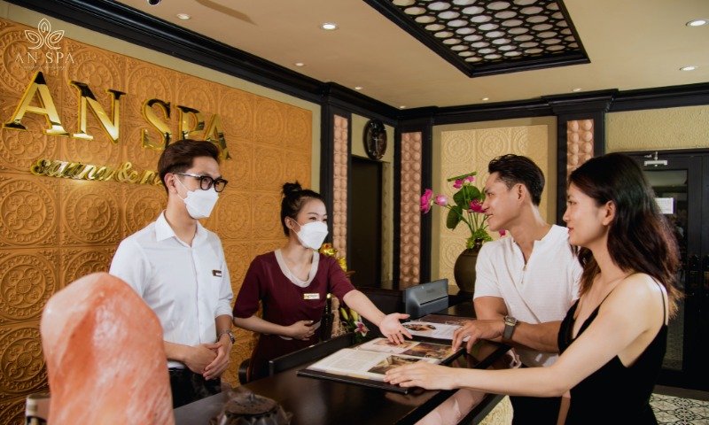 không gian sang trọng tại an spa