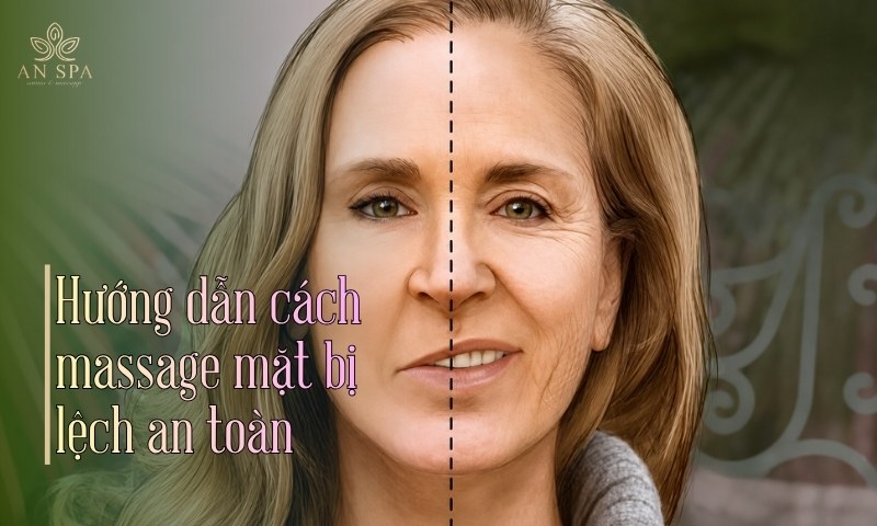cách massage mặt bị lệch