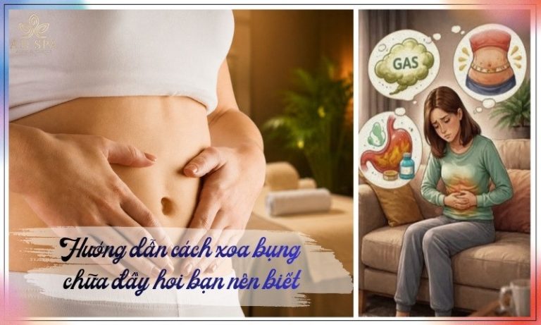 cách xoa bụng chữa đầy hơi