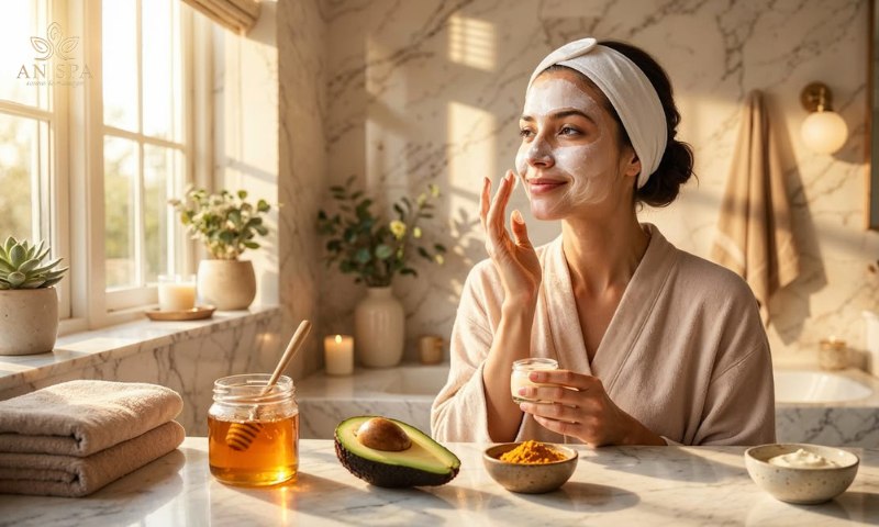 massage mặt bằng mật ong giúp làn da khỏe mạnh
