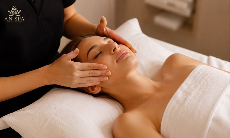 massage mặt đúng cách giúp thư giãn cơ mặt