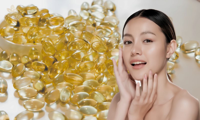 massage trực tiếp với vitamin e