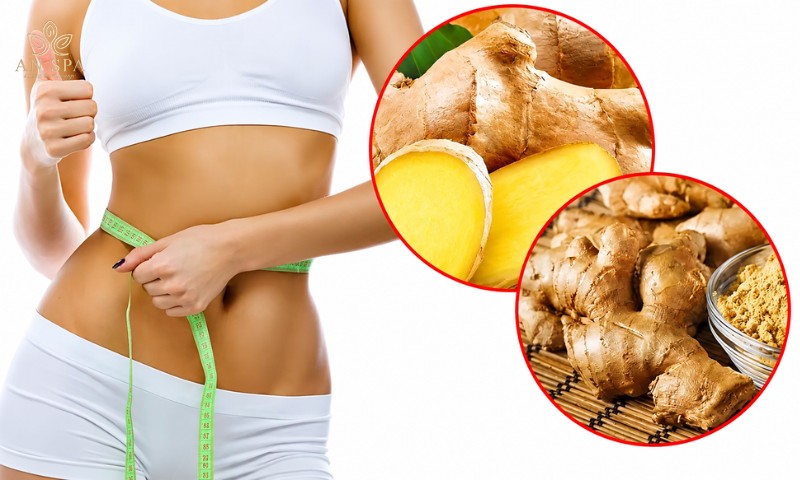 rượu và gừng hỗ trợ giảm mỡ bụng
