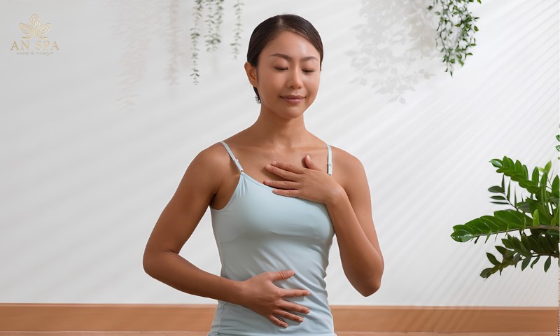 thư giãn và hít thở sâu