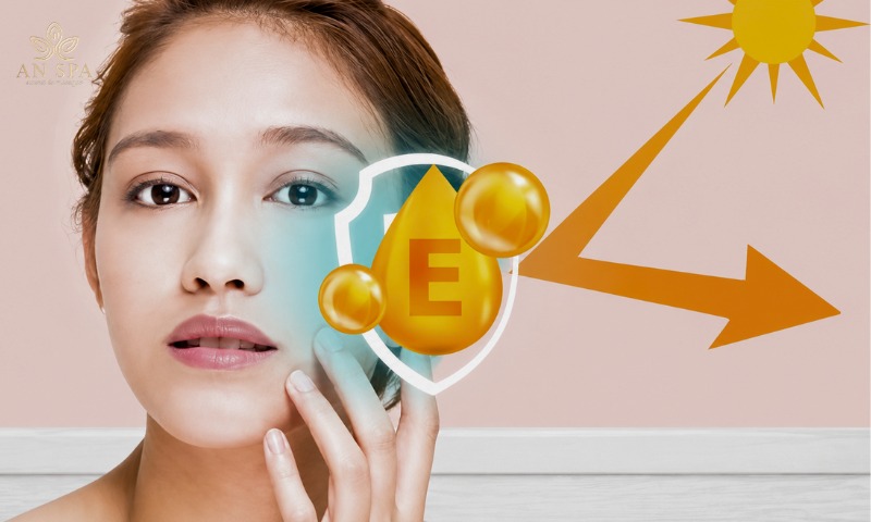 vitamin e hỗ trợ làm dịu vết cháy nắng