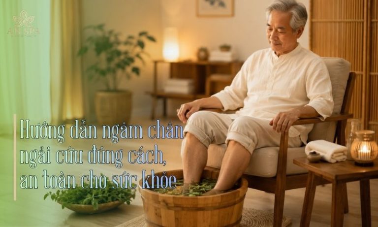 ngâm chân ngải cứu