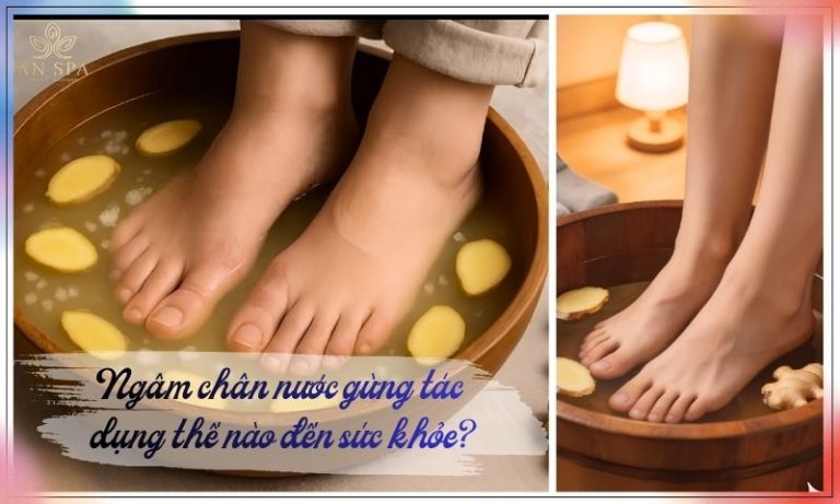 ngâm chân nước gừng