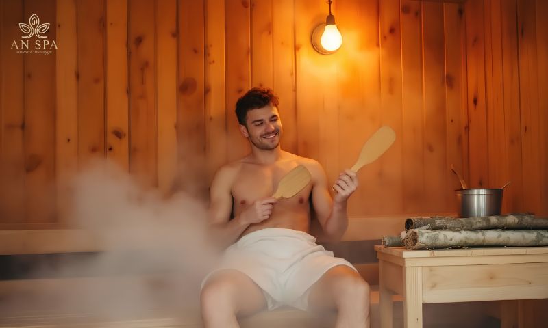 không gian spa xông hơi hiện đại