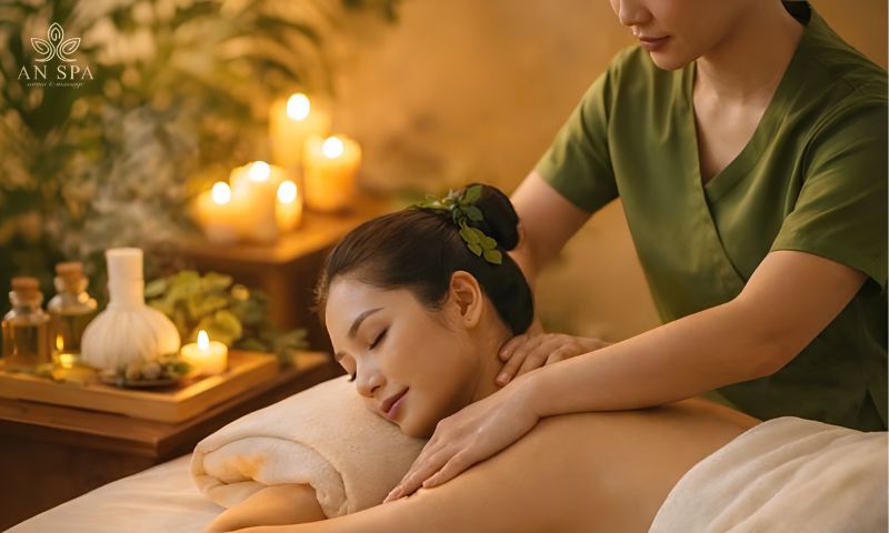 kỹ thuật massage thư giãn cơ thể tại spa