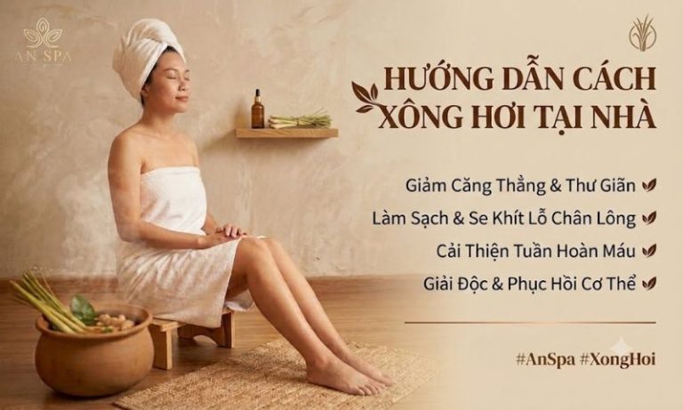 hướng dẫn cách xông hơi tại nhà