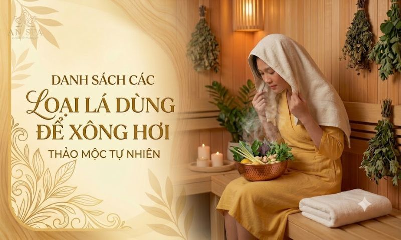 loại lá dùng để xông hơi