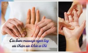 các bước massage ngón tay