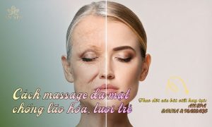 cách massage da mặt chống lão hóa