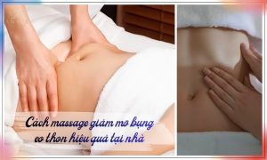 cách massage giảm mỡ bụng