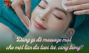 dùng gì để massage mặt