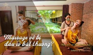 massage về bị đau có bất thường